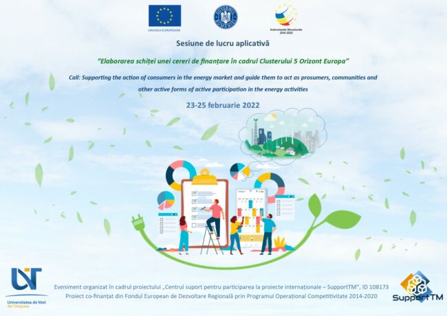 Afiș sesiune de lucru aplicativă 23-25.02.2022